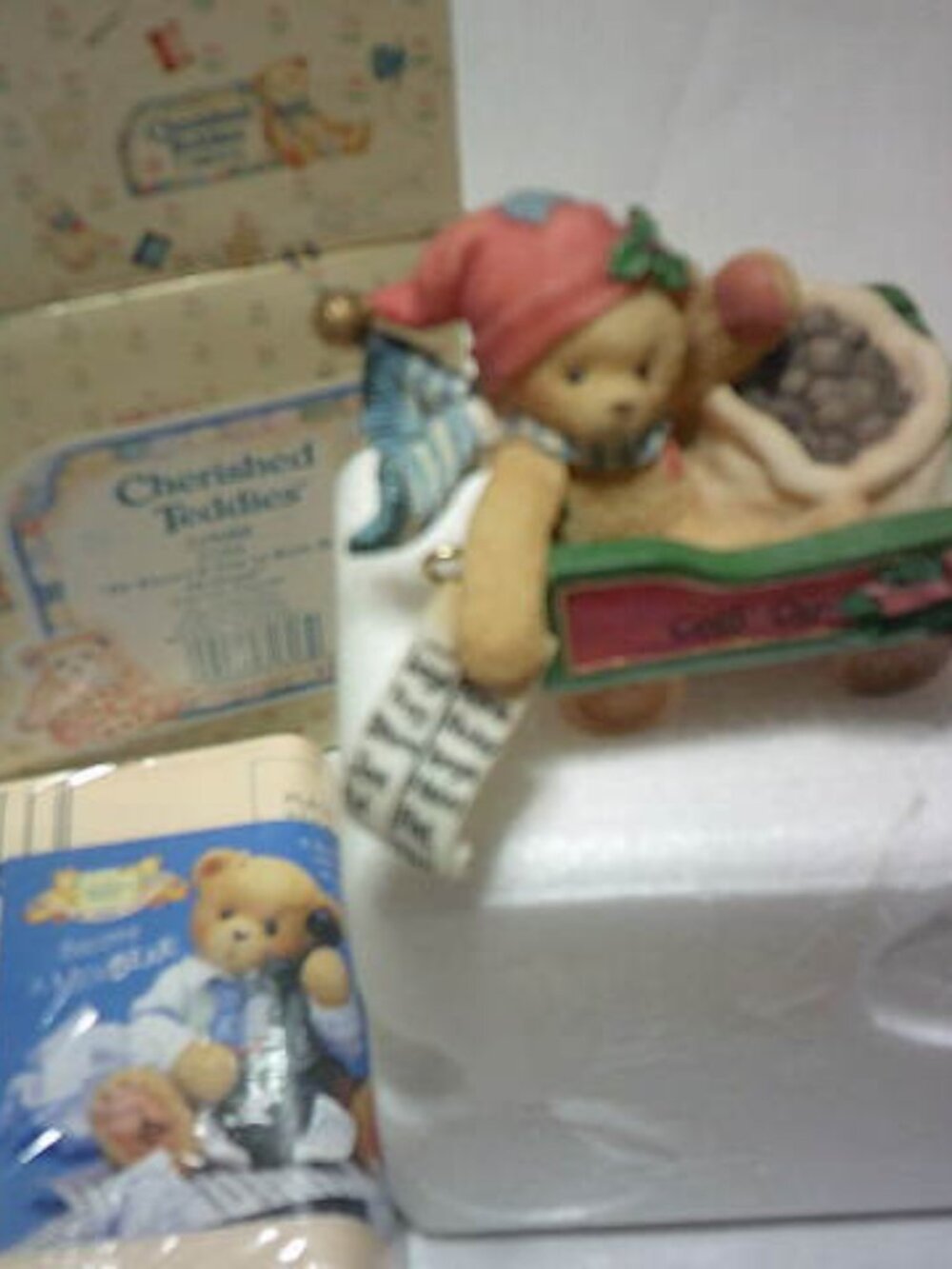 NIB CHERISHED TEDDIES COLIN HE KNOWS IF YOU'VE BEEN BAD OR GOOD FIGURINE RESIN🎁